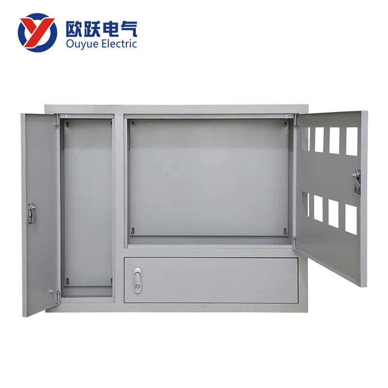 আয়রন ইনডোর গোপন-মাউন্ট এমবেডেড ইলেক্ট্রিসিটি মিটার বক্স